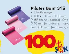 SLAZENGER PİLATES BANT 3'LÜ SLAZENGER PİLATES BANT 3'LÜ